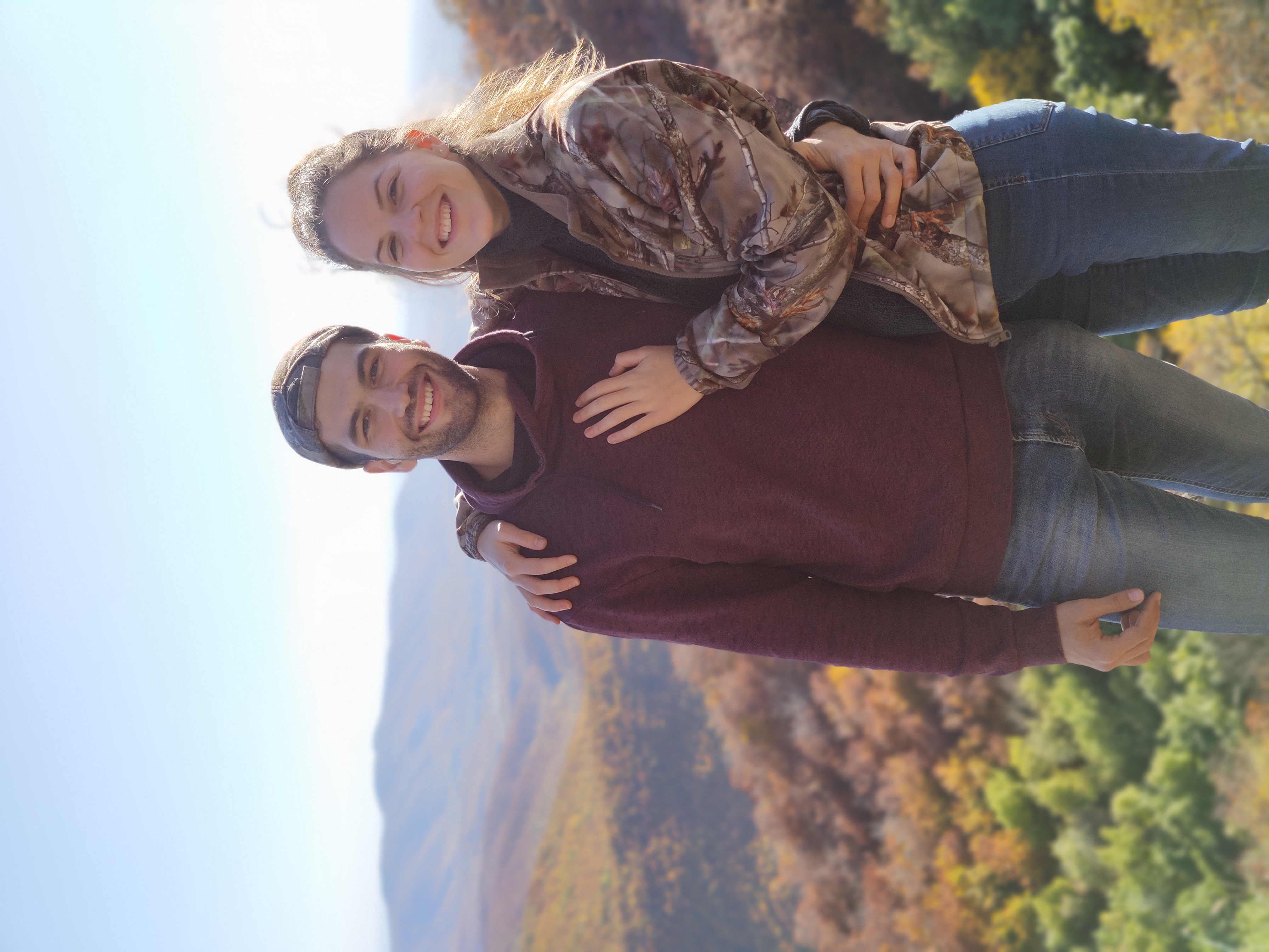 Hiking through scenic trails